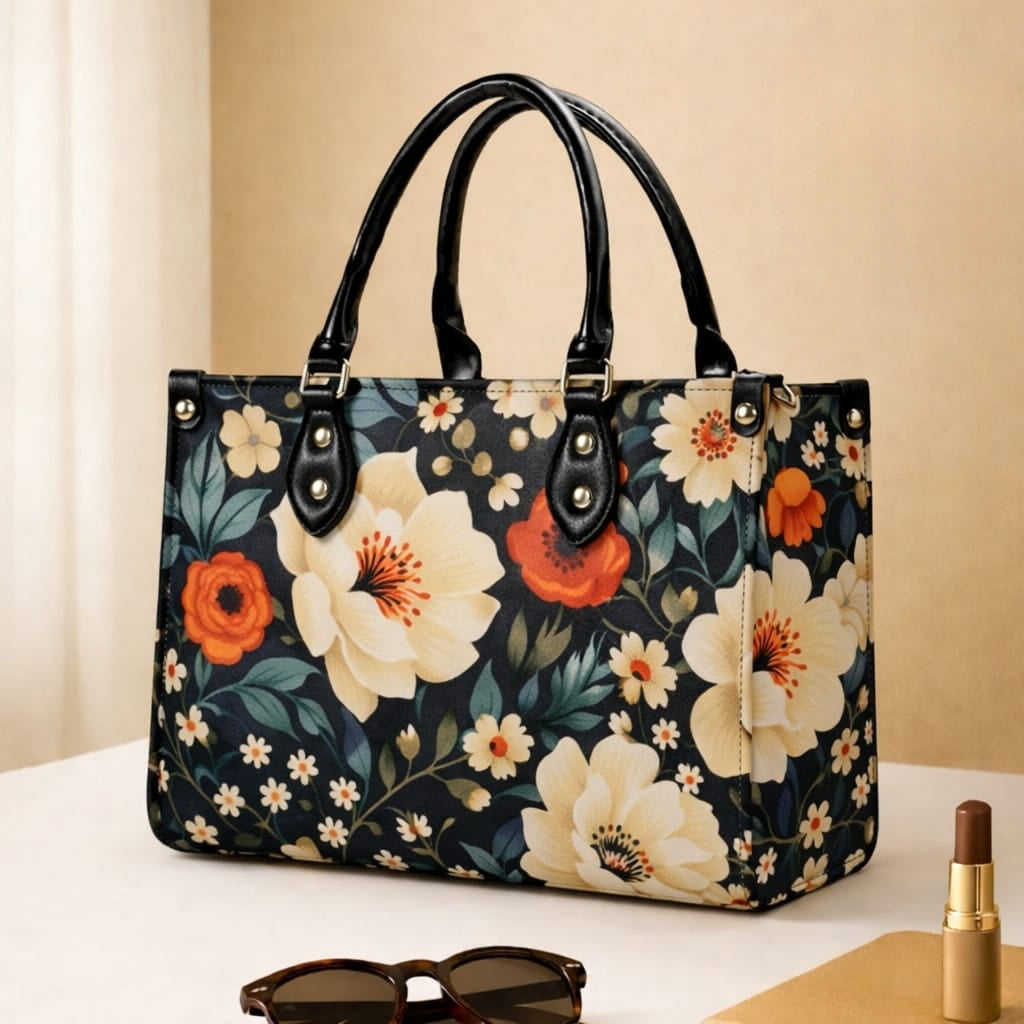 Printed tote bag