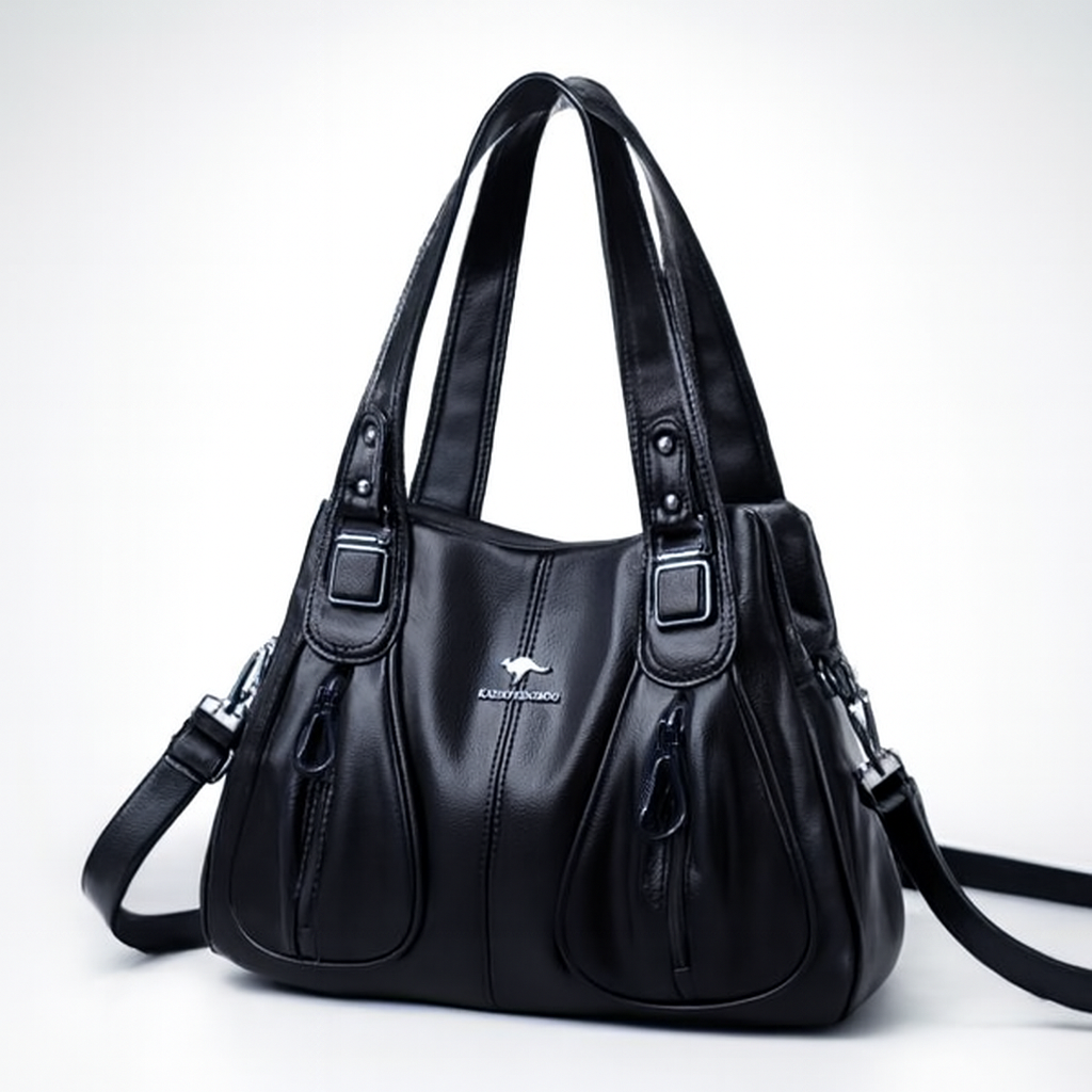 Classic Leather Shoulder Bag