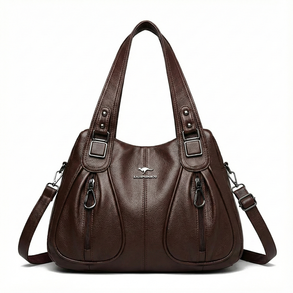 Classic Leather Shoulder Bag