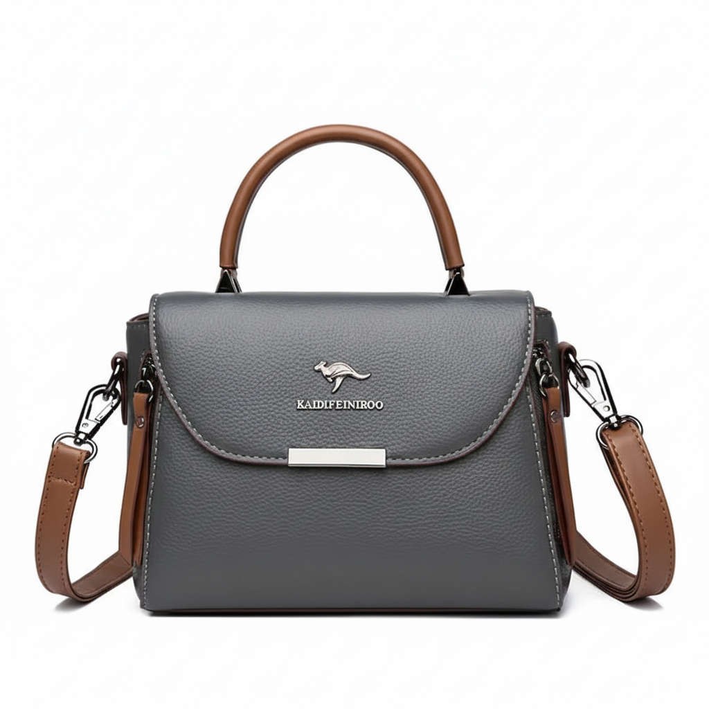 Dual Zipper Crossbody Bag