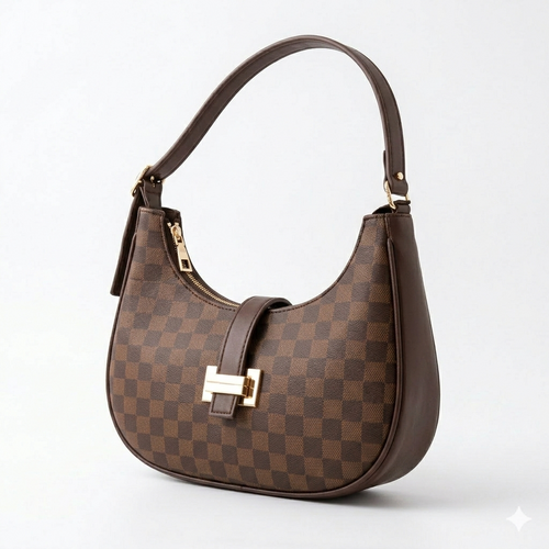 Big Sale Checkered Moon Bag