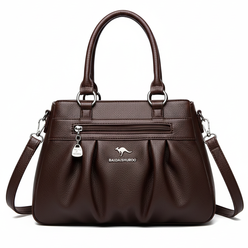 Versatile Leather Shoulder bag