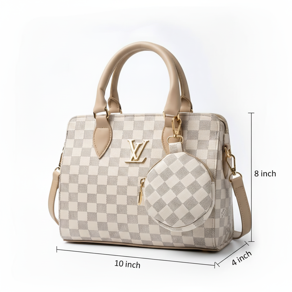 Handbag with Detachable Strap