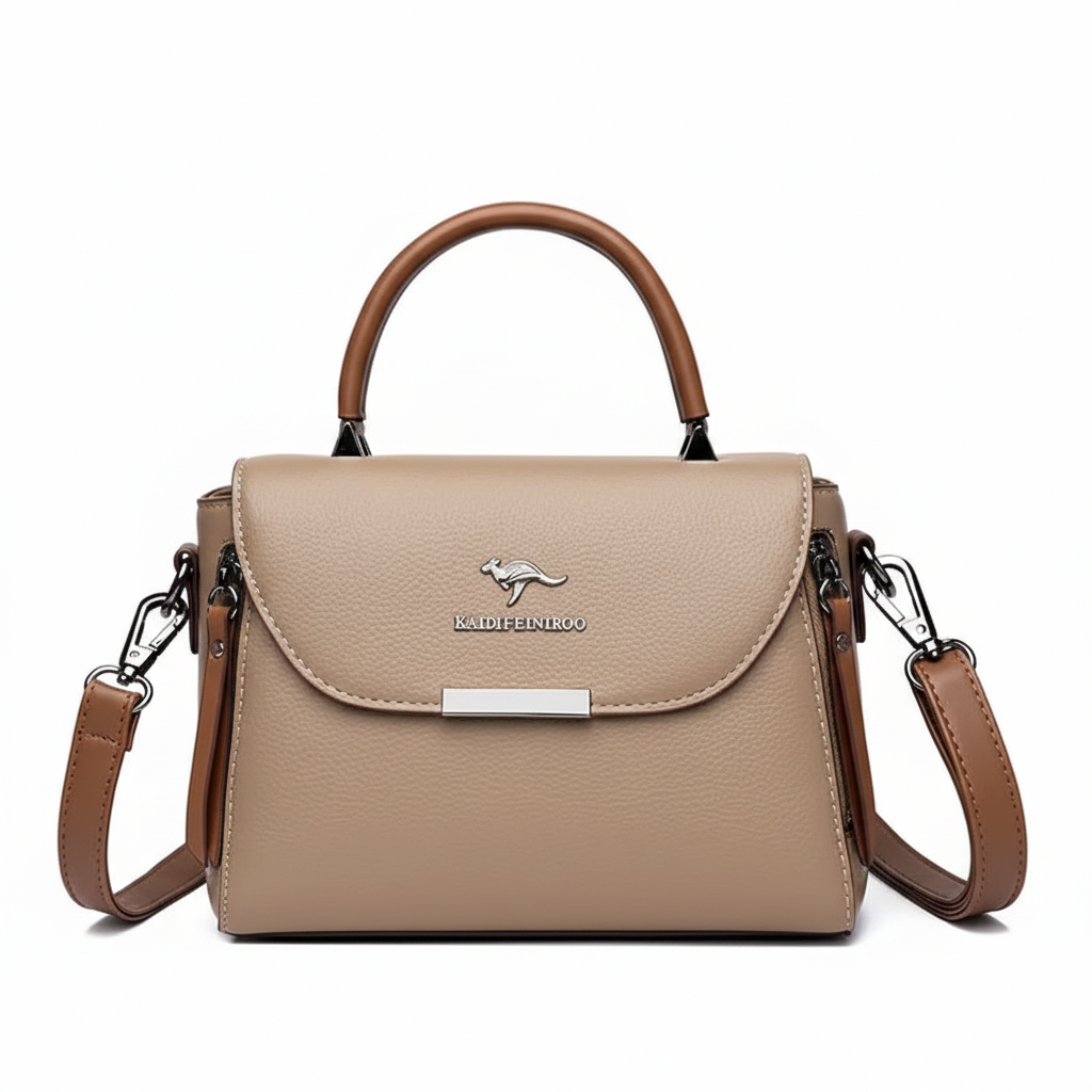 Dual Zipper Crossbody Bag