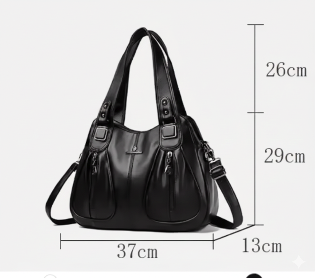 Classic Leather Shoulder Bag