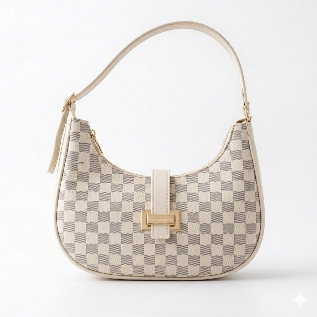 Checkered Moon Bag