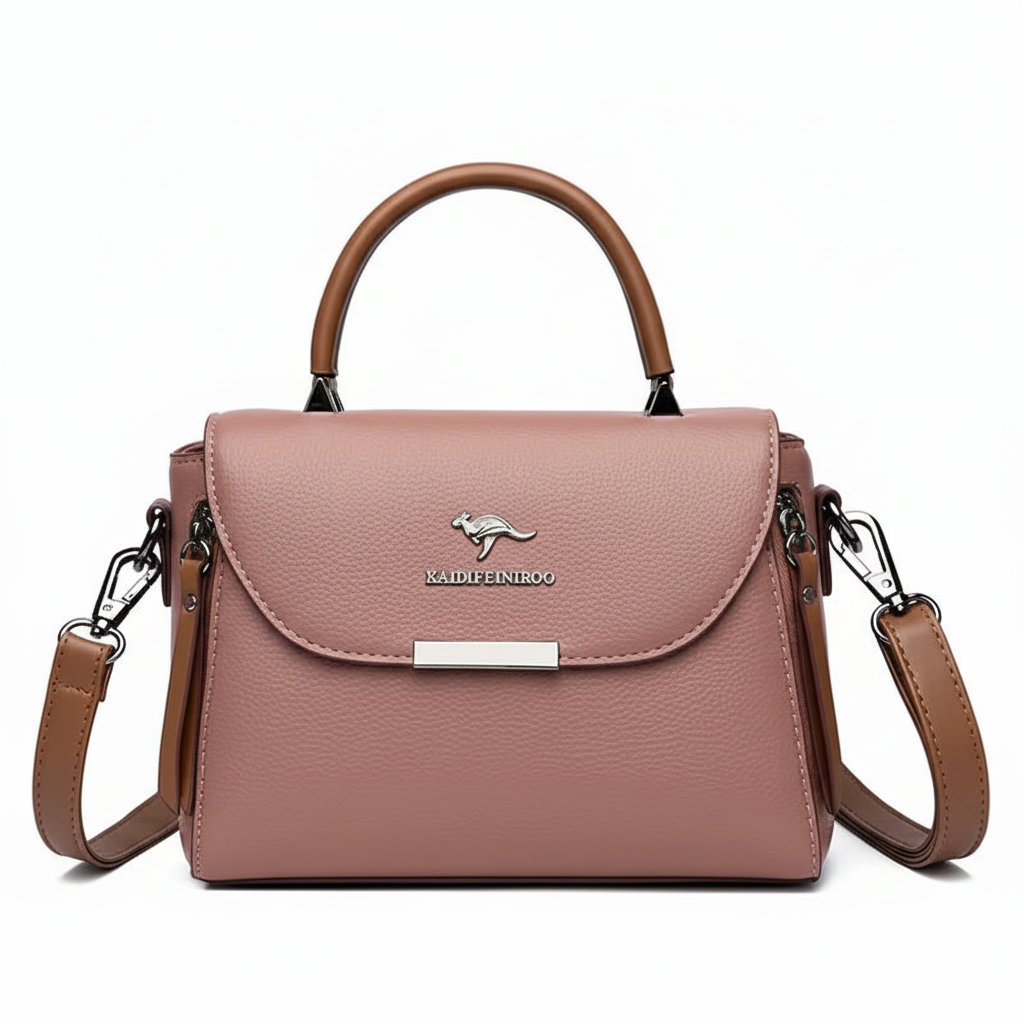 Dual Zipper Crossbody Bag