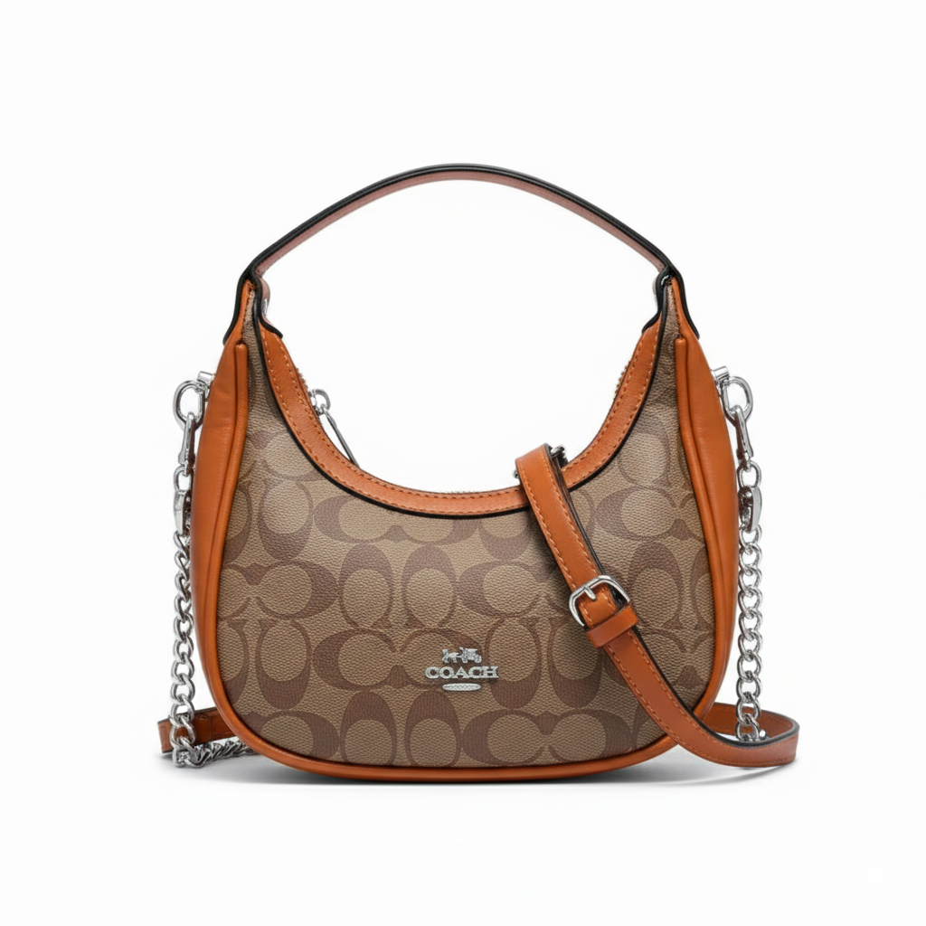 Coach Moon-Shaped Crossbody Bag
