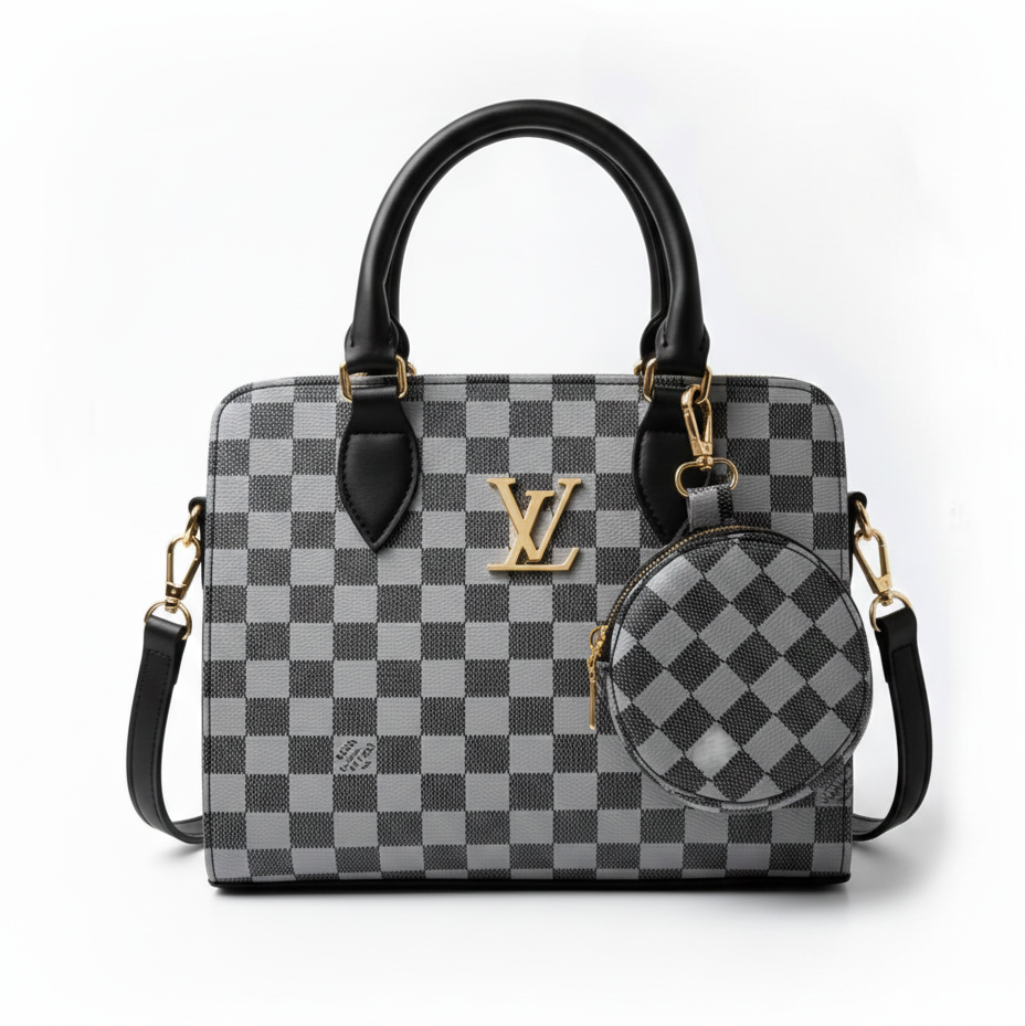 Handbag with Detachable Strap