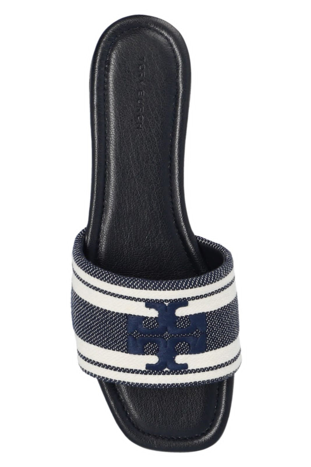 Logo Embroidered Flat Slides ( ALLOW TO OPEN AND FREE SHIPPING )