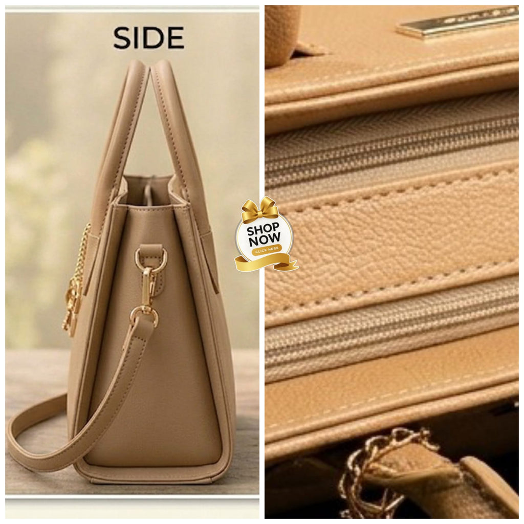 2 zipper Shoulder bag ( ALLOW TO OPEN AND FREE SHIPPING )