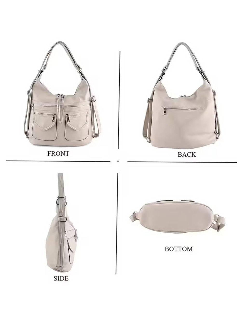 2-in-1 Convertible Backpack & Shoulder Bag for Women ( ALLOW TO OPEN AND FREE SHIPPING )
