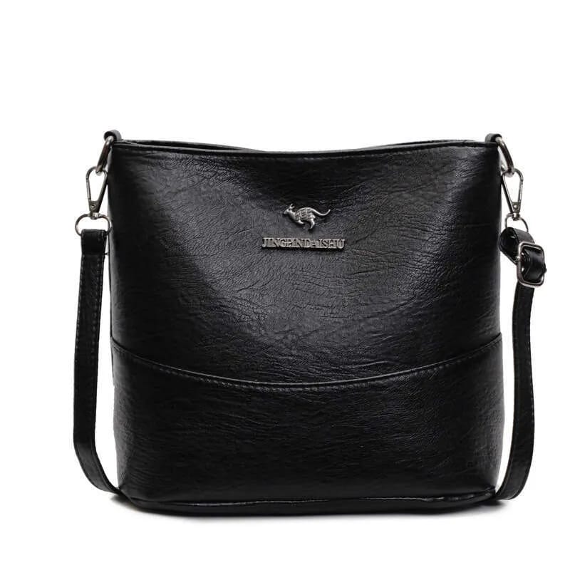 Classic Textured Crossbody & Large Capacity Shoulder Bag