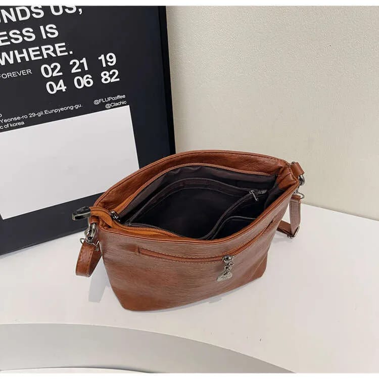 Classic Textured Crossbody & Large Capacity Shoulder Bag