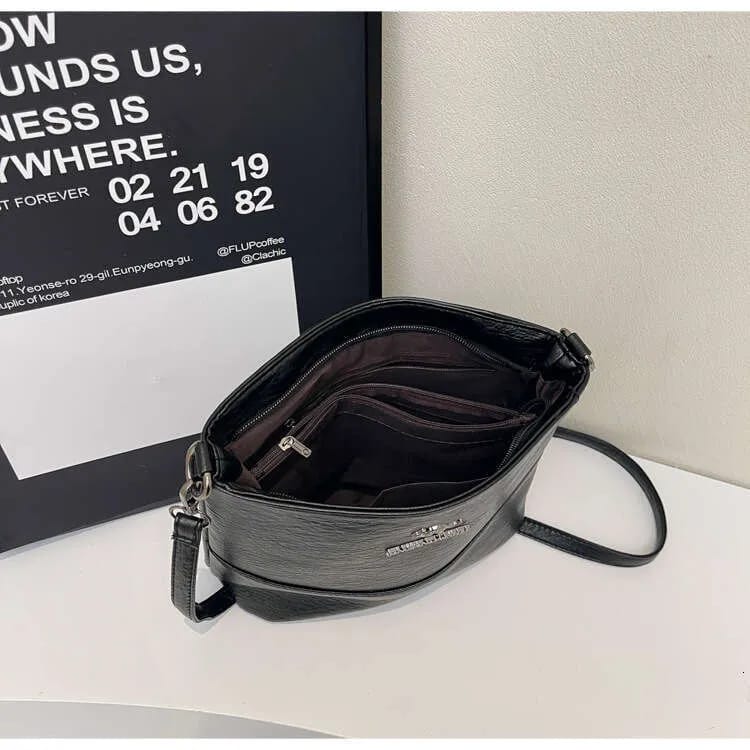 Classic Textured Crossbody & Large Capacity Shoulder Bag