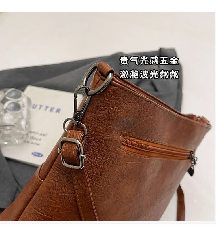 Classic Textured Crossbody & Large Capacity Shoulder Bag