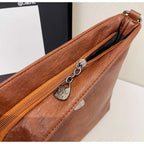 Classic Textured Crossbody & Large Capacity Shoulder Bag
