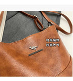 Classic Textured Crossbody & Large Capacity Shoulder Bag