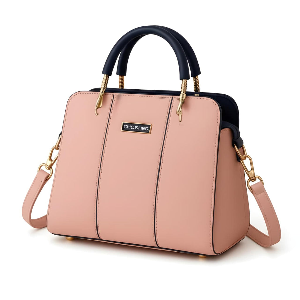 Handbag with Dual Handles