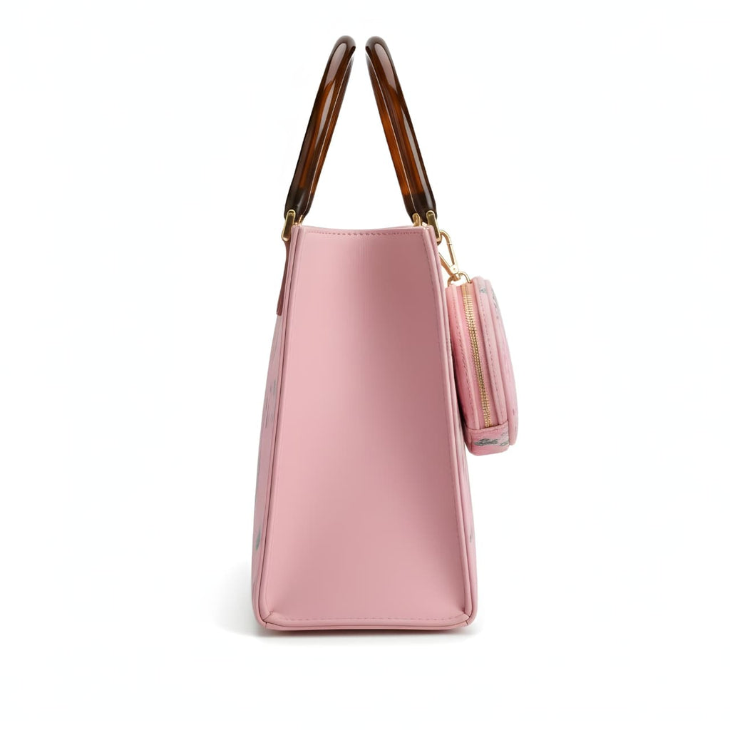 Floral Glossy Handbag