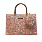 Floral Glossy Handbag