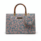 Floral Glossy Handbag
