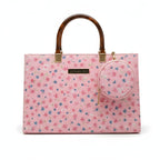 Floral Glossy Handbag