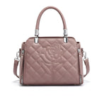 Flower Embossed Handbag
