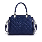 Flower Embossed Handbag