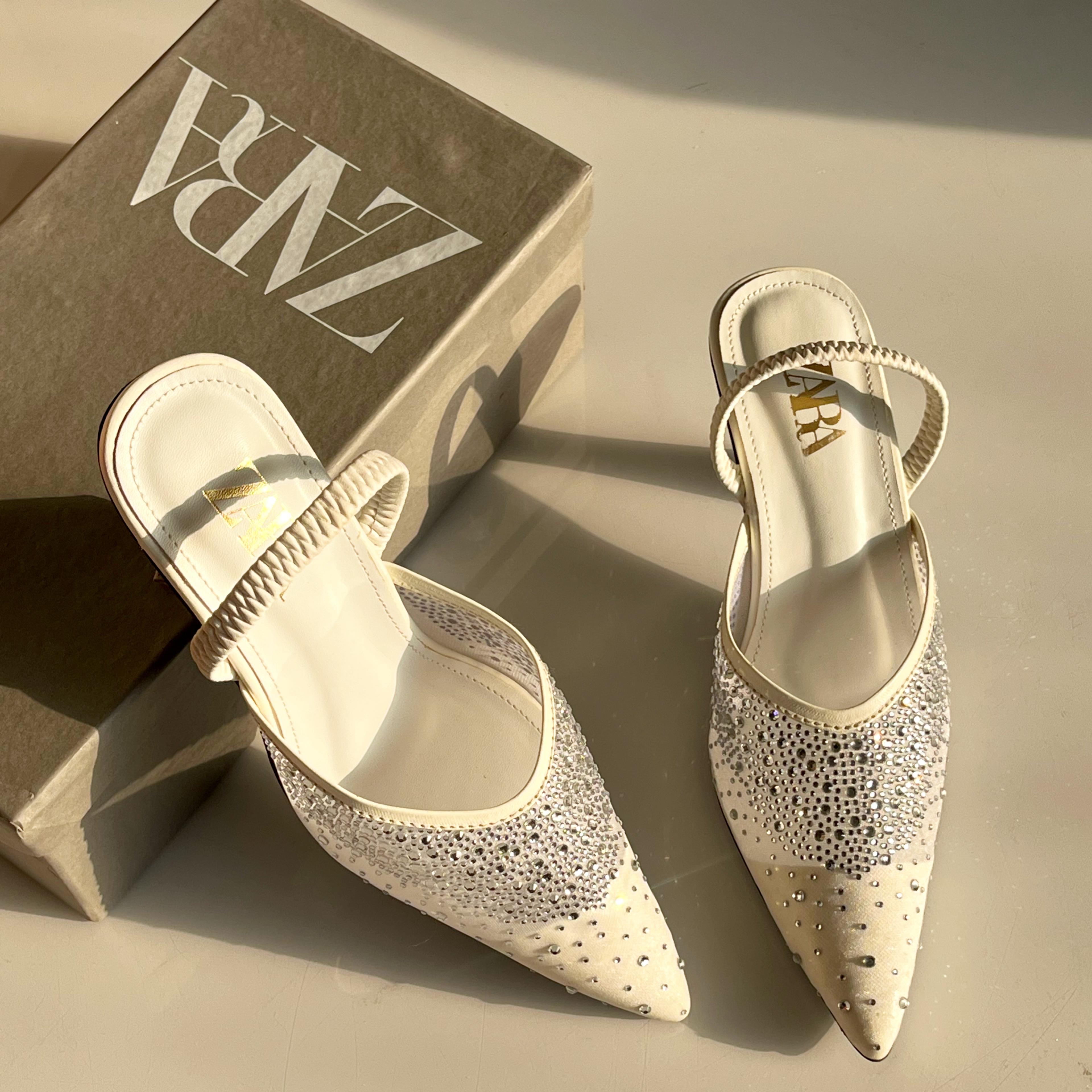 ZARA Rhinestone Pumps