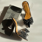 Jimmy Choo copy Wings Transparent Heels( ALLOW TO OPEN AND FREE SHIPPING )