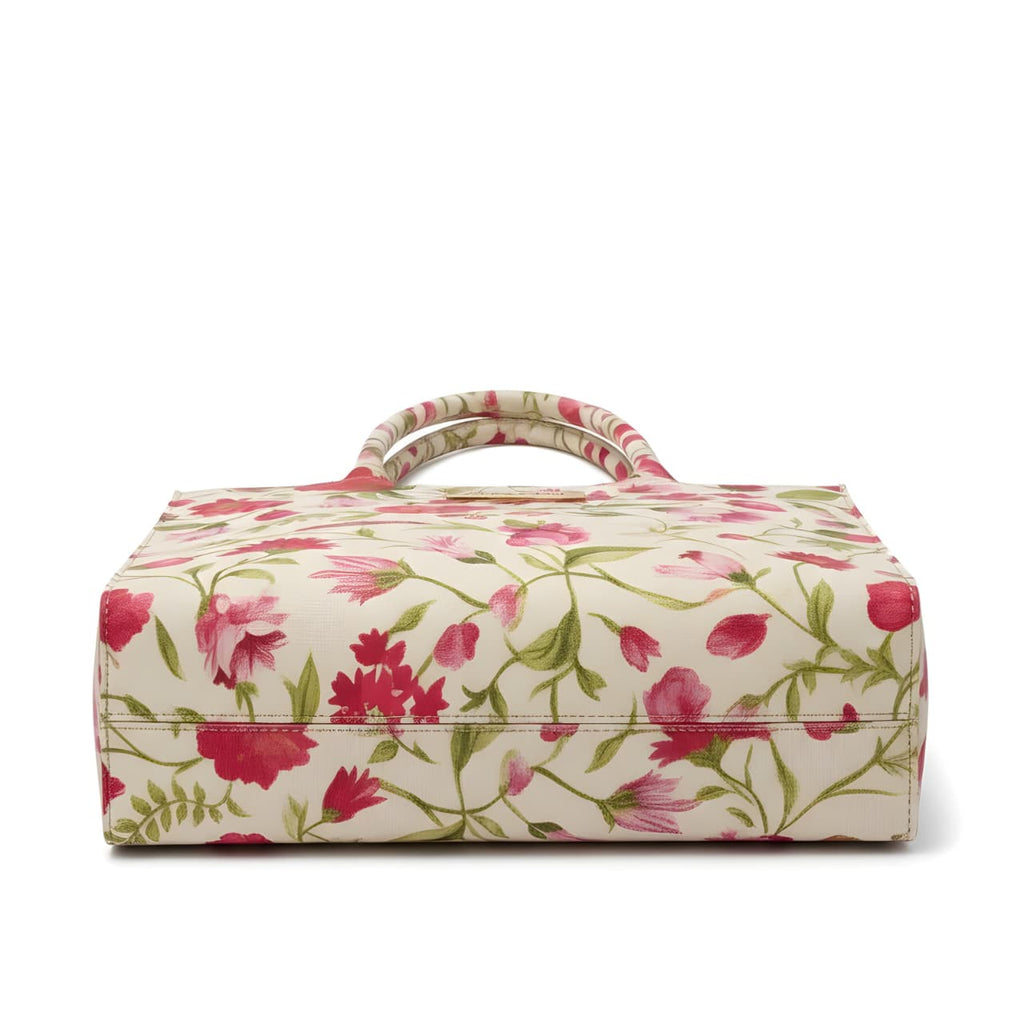 Floral Print Tote Bag