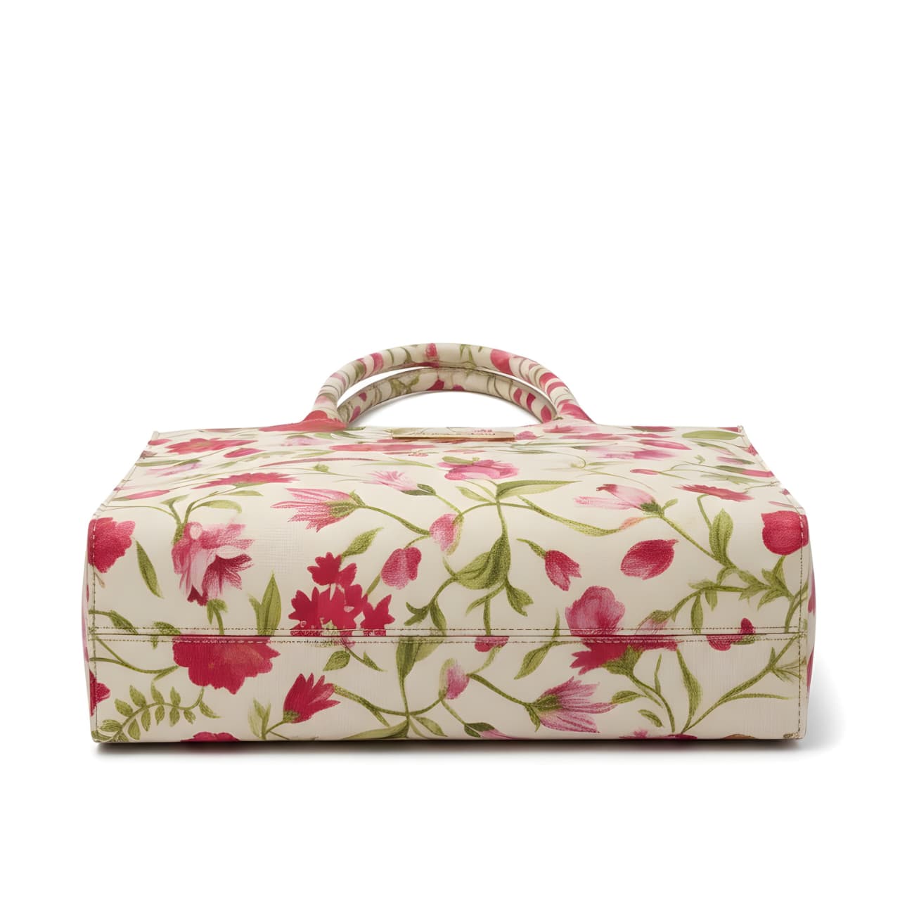 Floral Print Tote Bag