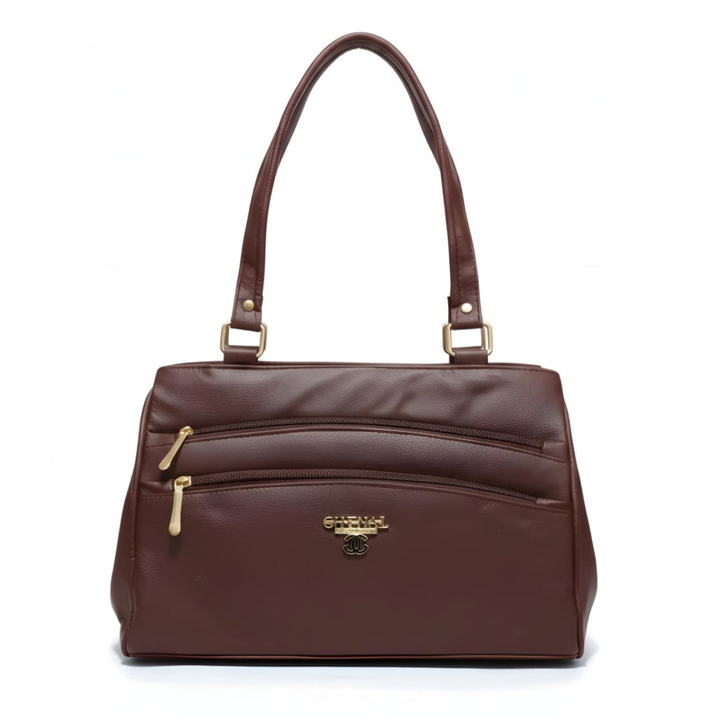 Multiple Zipper Pockets Shoulder bag