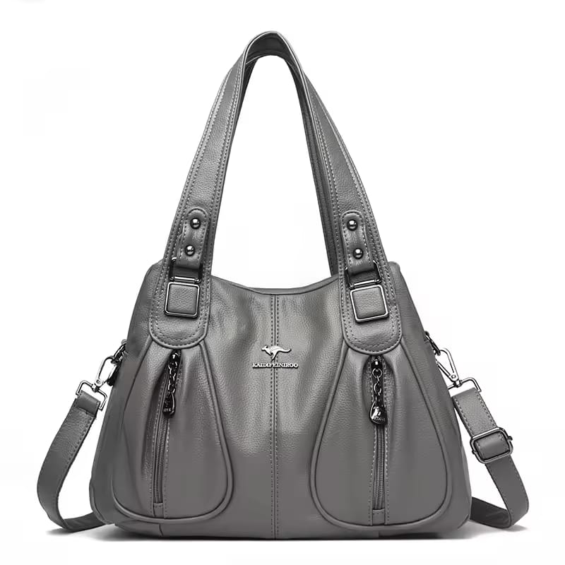 Classic Leather Shoulder Bag
