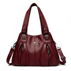 Classic Leather Shoulder Bag