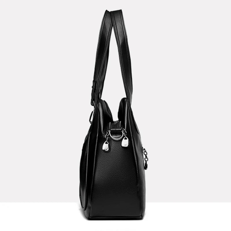 Classic Leather Shoulder Bag