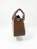 HALF MOON Dual-Textured Crescent Crossbody & Top Handle Bag ( ALLOW TO OPEN WITH FREE SHIPPING )