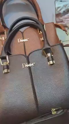 Dior 2pc hand bag set