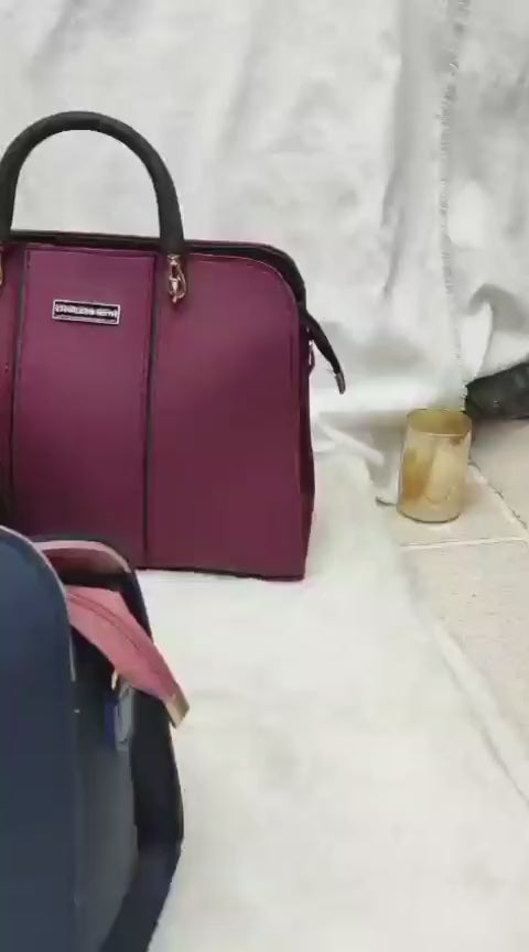 Handbag with Dual Handles