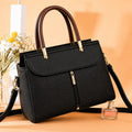 3 zipper shoulder bag