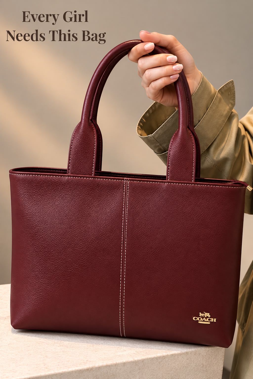 Coach tote bag
