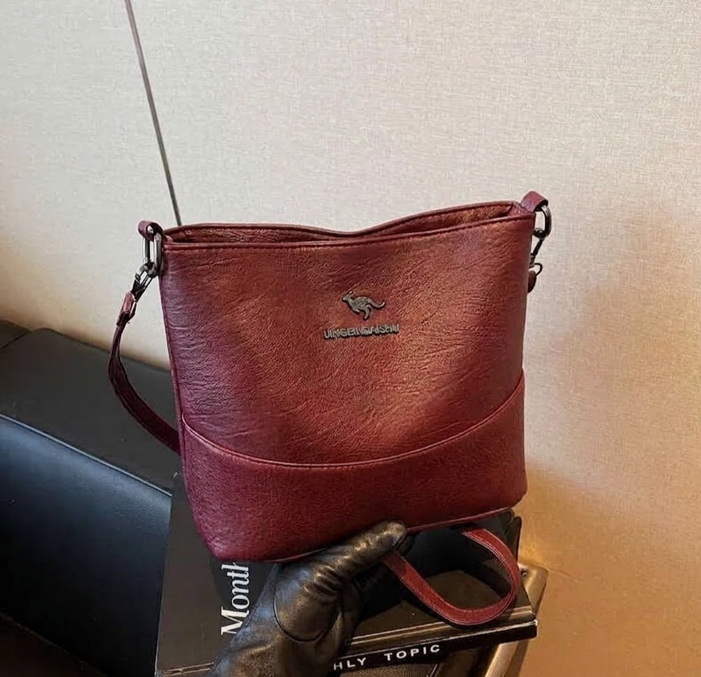 Classic Textured Crossbody & Large Capacity Shoulder Bag