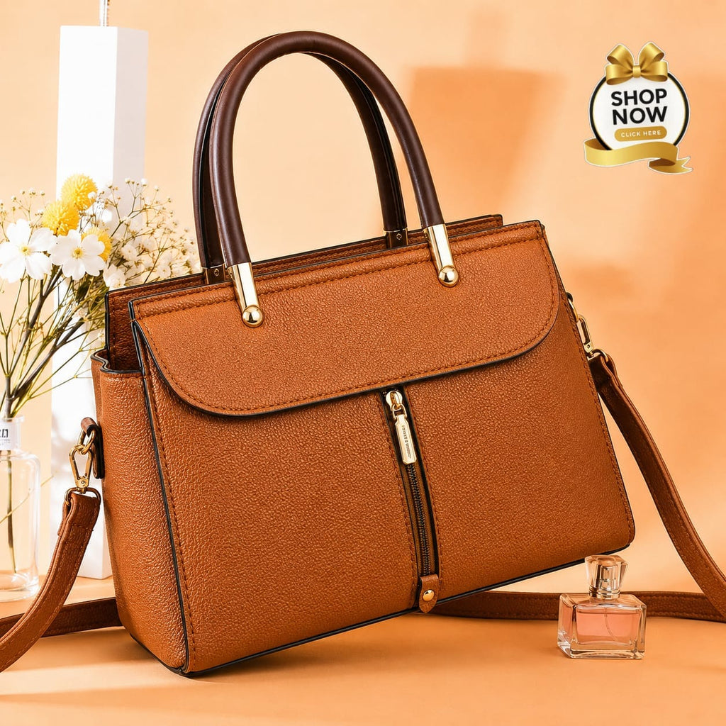 3 zipper shoulder bag ( ALLOW TO OPEN AND FREE SHIPPING )