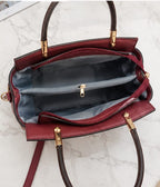3 zipper shoulder bag