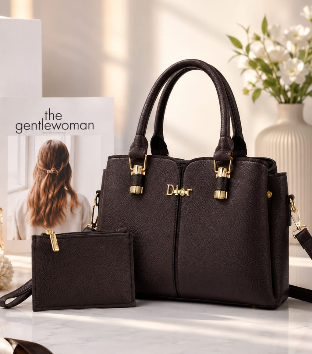Dior 2pc hand bag set