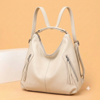 IMPORTED HIGH QUALITY 5 ZIPPER Shoulder Bag for Women  ( ALLOW TO OPEN AND FREE SHIPPING ) 2 IN 1 CONVERTIBLE SHOLDER BAG INTO BACKPACK